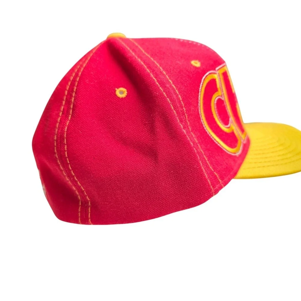 Starter Starfit Kansas City Chiefs Hat Red Yellow NFL Fitted Cap Size 2 7-7 3/4